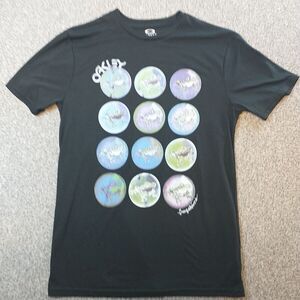 OAKLEY Hydrolix Frogskins Bubbles T-shirt Mens‎ Small Black